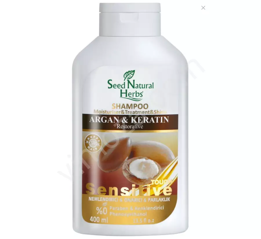 Seed Natural Herbs Argan & Keratin Şampuan 400 ml 8681137004004