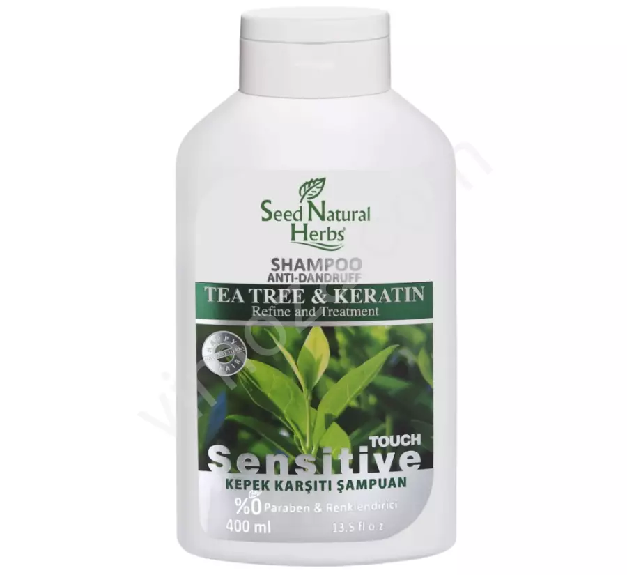 Seed Natural Herbs Çay Ağacı & Keratin Kepek Karşıtı Şampuan 400 Ml 8681137004028_1