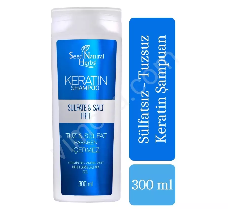 Seed Natural Herbs Sulfate-Free Salt-Free Keratin Shampoo 300 ml_1