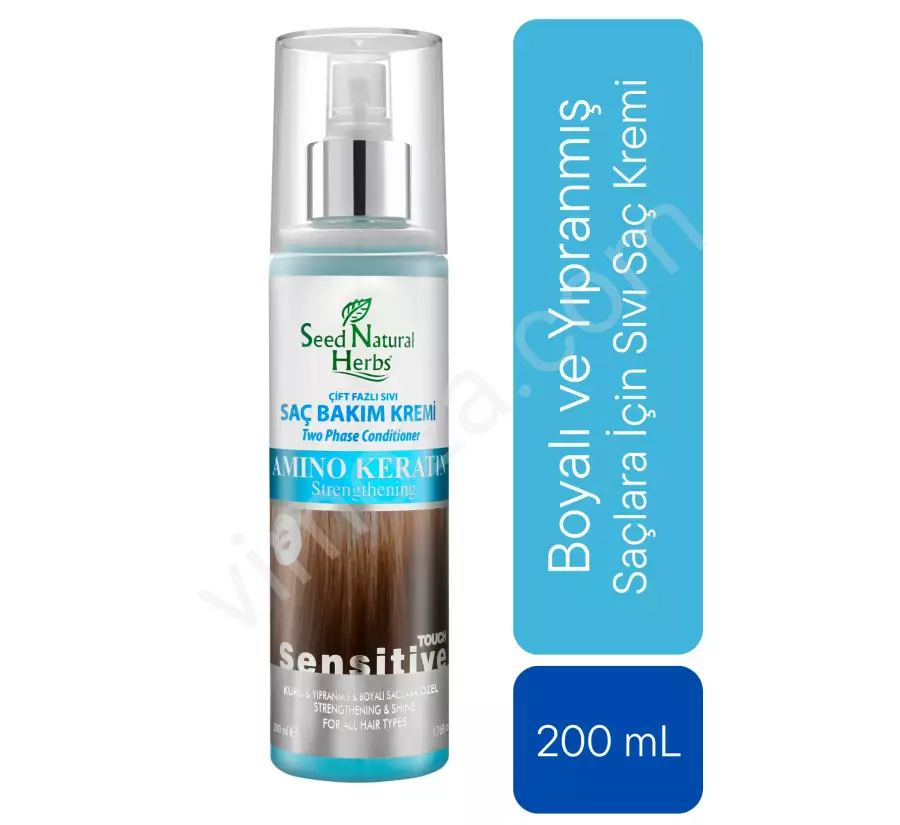 Seed Natural Herbs Amino Keratin Sıvı Saç Kremi Boyalı Ve Yıpranmış Saçlara Özel 200 ml_1