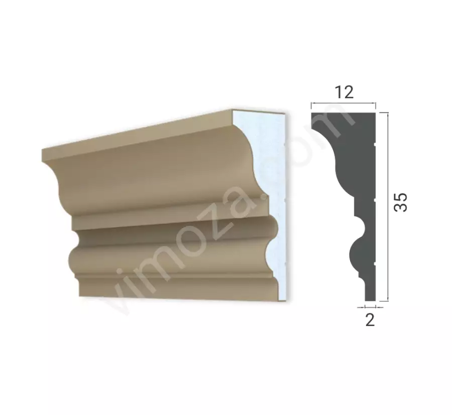 Dekoratif Kat Silmesi – 35x12 cm Söve_1