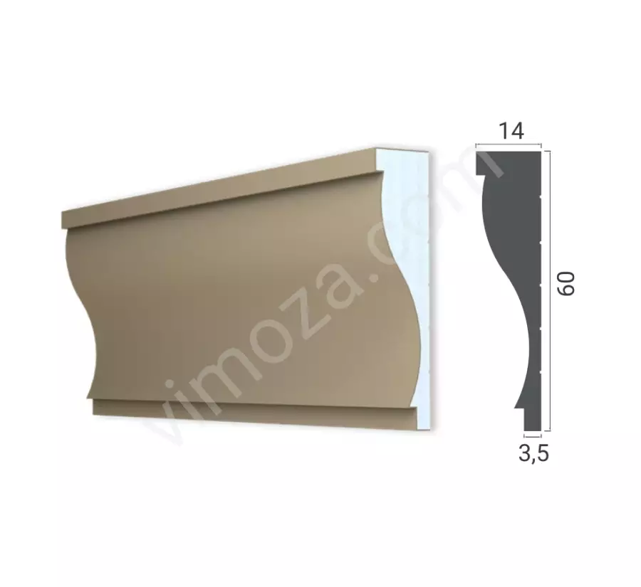 Dekoratif Kat Silmesi – 60x14 cm Söve_1