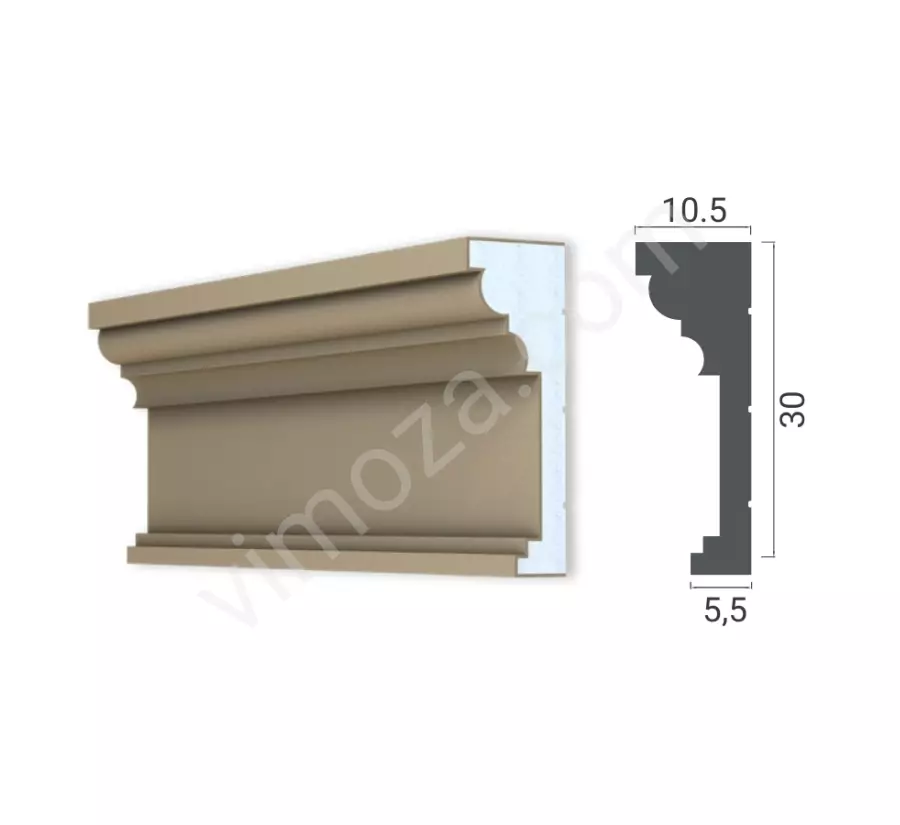 Dekoratif Kat Silmesi – 30x10,5 cm Söve_1