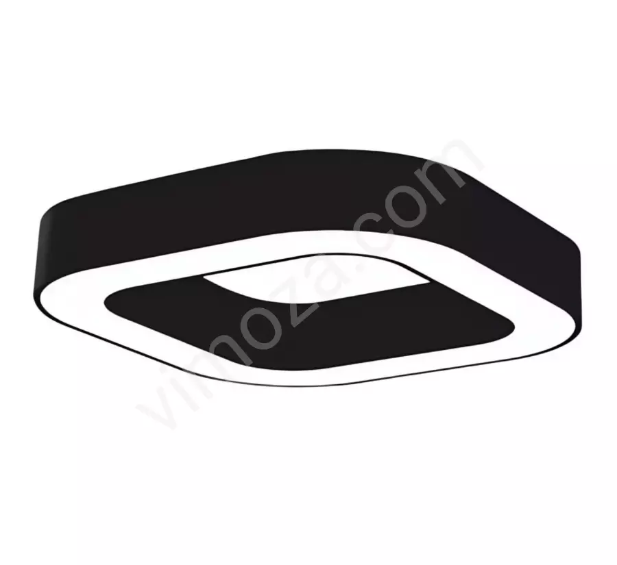 Dekoratif Aydınlatma Sıva Üstü Sarkıt Köşe Radyüslü Kare Armatür Karroue Serisi SÜ 2116 SRK 1110_1