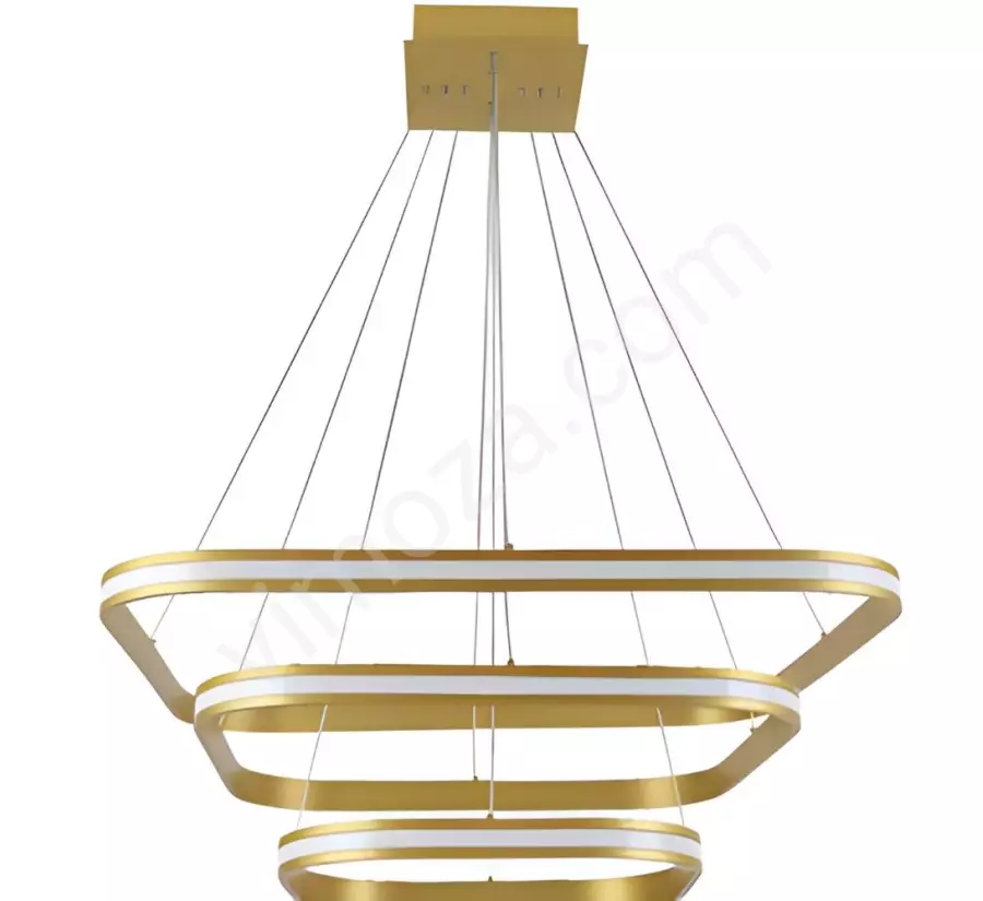 Kare Halka Armatür Dekoratif Sarkıt Aydınlatma Elegant Serisi SRK 1019_1