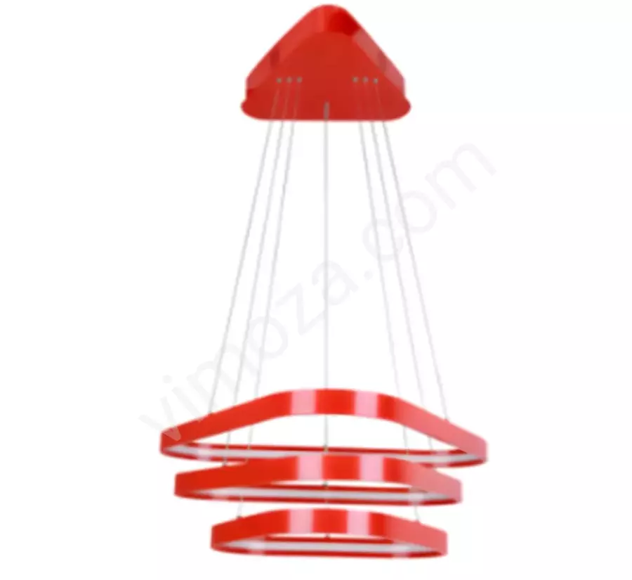 Üçgen Halka Armatür Dekoratif Sarkıt Aydınlatma Elegant Serisi SRK 1012_1