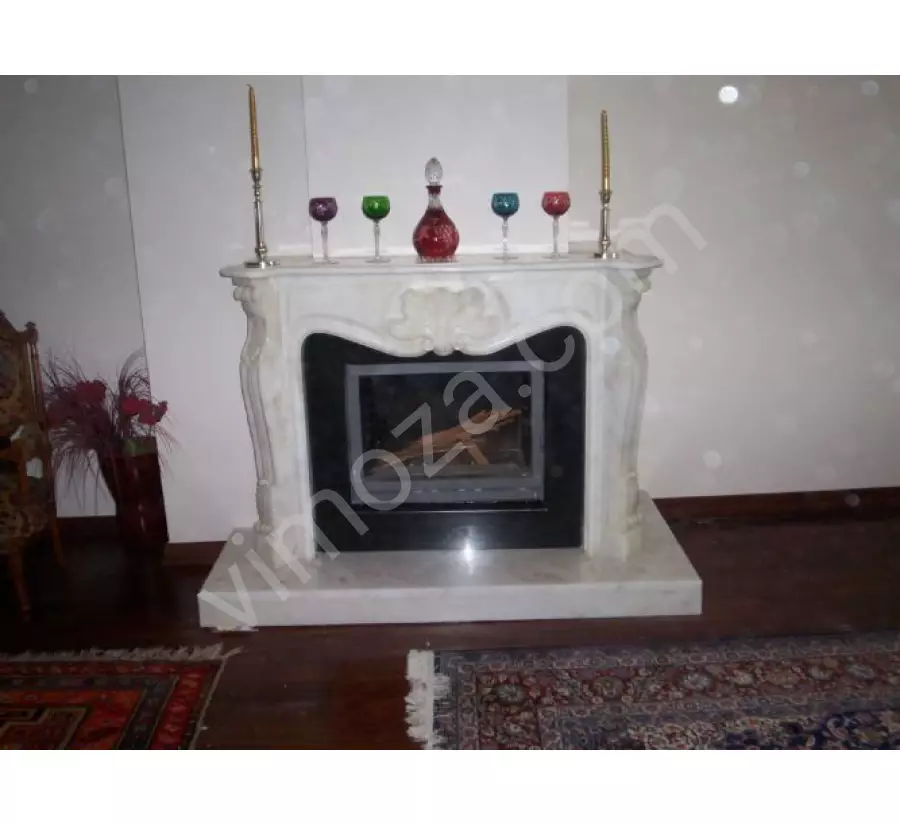 Mermer Granit Dekoratif Şömine UMS-1_1