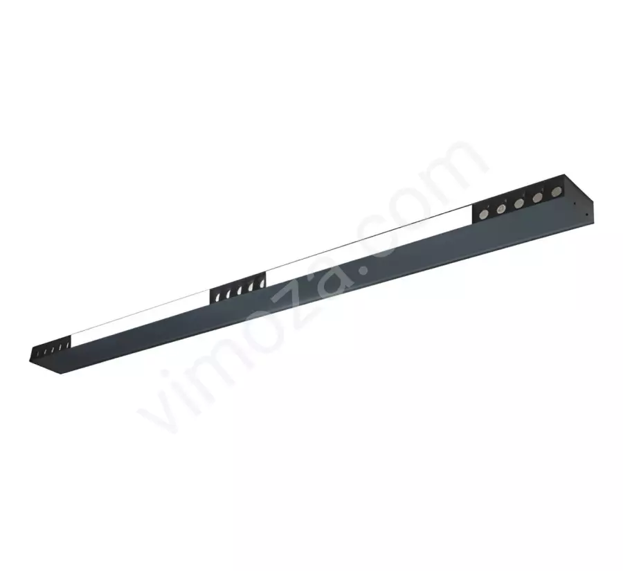 Sıva Üstü Sarkıt Alüminyum Lensli Lineer Armatür Lineer Aydınlatma Frame Serisi FRM 14017_1