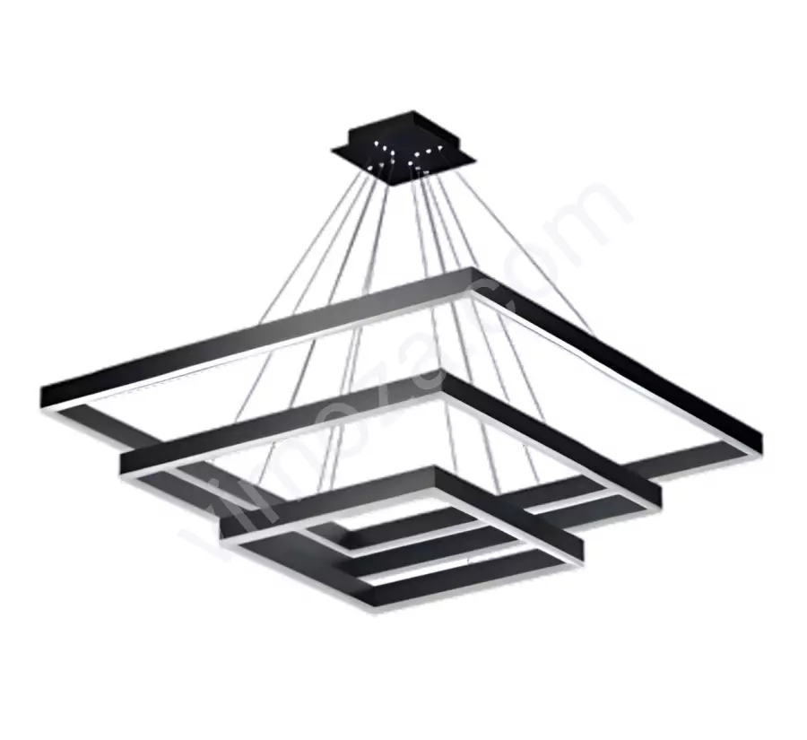 Sıva Üstü Sarkıt Köşe Kaynaklı Kare Lineer Armatür Dekoratif Aydınlatma Multip Serisi SRK 1175_1