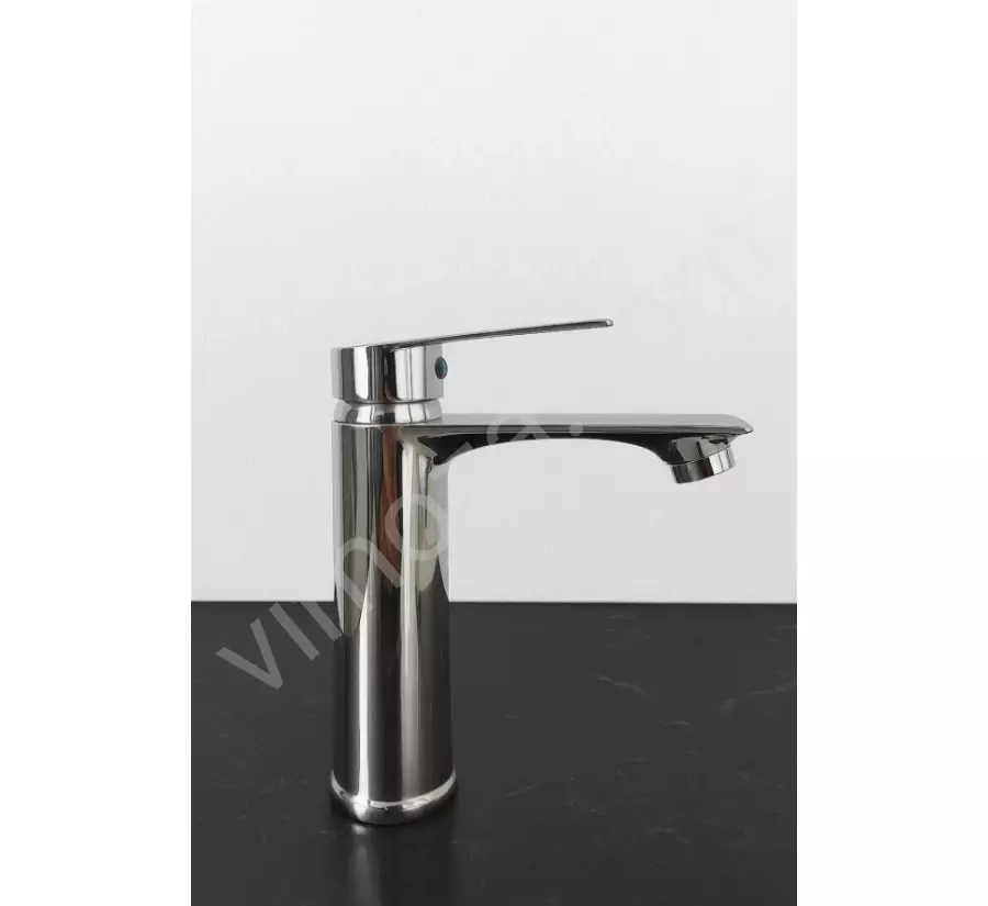 Lavabo Bataryası Krom Pirinç Döküm Zarif Tasarımlı Banyo Lavabo Bataryası_4