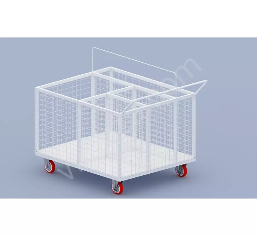 Wire Mesh Material Handling Cart KM59_2