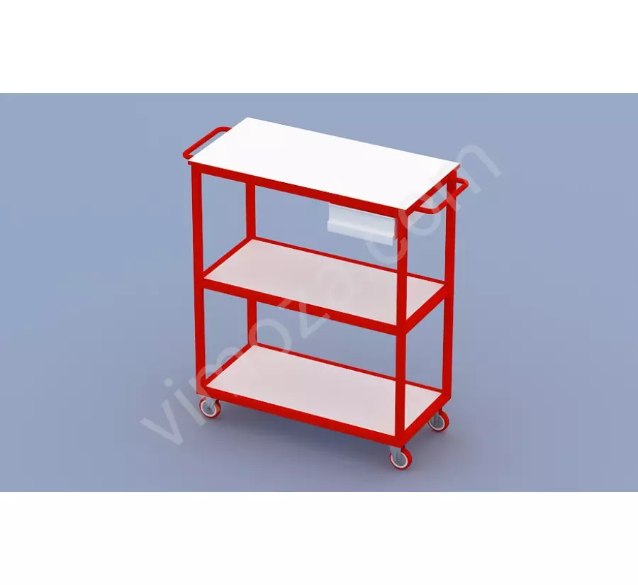 3-Shelf Mobile Cart KM79_2
