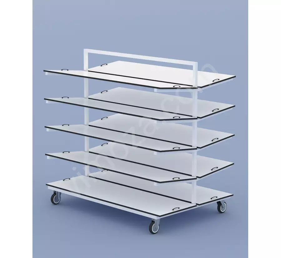 Fabric Resting Cart Double-Sided KM110_1